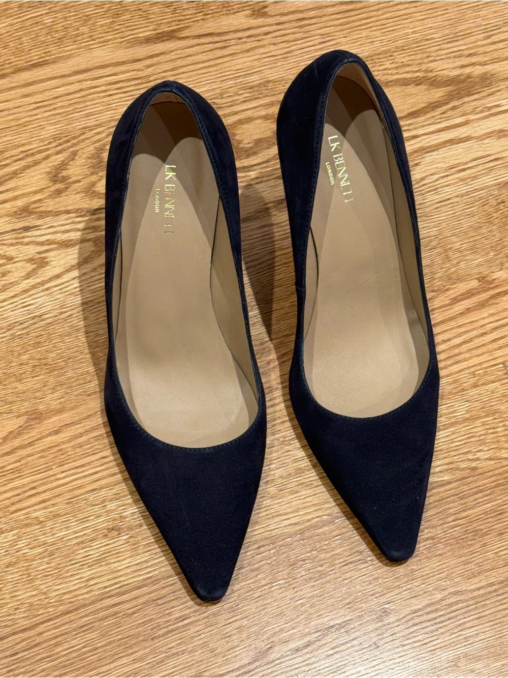 LK Bennett Navy Pointed-Toe Women’s Pumps